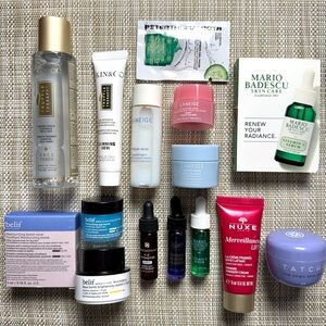 Premium Skin Care Bundle Tatcha Nuxe Kiehl’s Skin&Co belif laneige SkinCeuticals